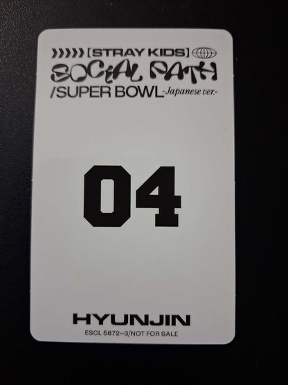 Stray Kids Social Path Hyunjin Limited B Edition Photocard A
