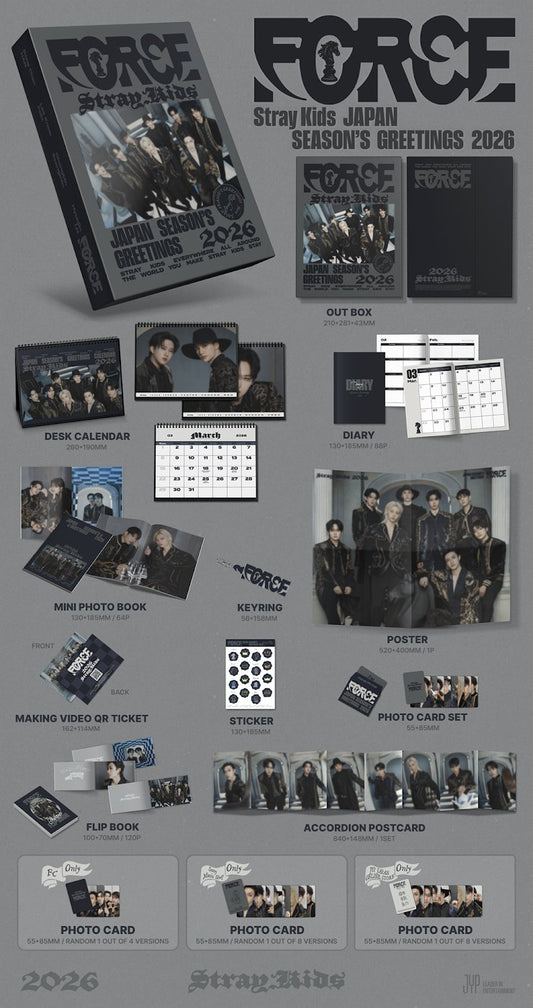 [Pre-Order] Stray Kids 2026 Japan Season's Greetings "Force"