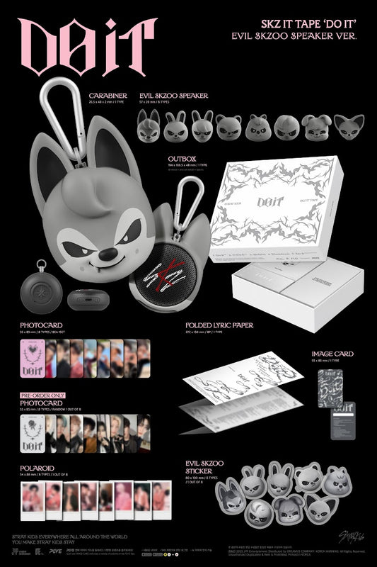 [Pre-Order] Stray Kids "Do It" Evil SKZOO Speaker Version
