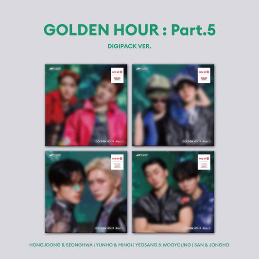 [Proxy] ATEEZ Golden Hour Part 5 Digipack Unit Version - Walmart Exclusive