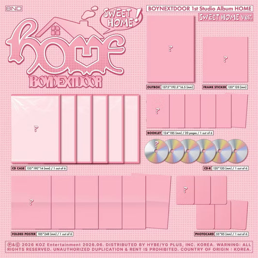 [Proxy] BOYNEXTDOOR HOME Sweet Home Version - Target Exclusive