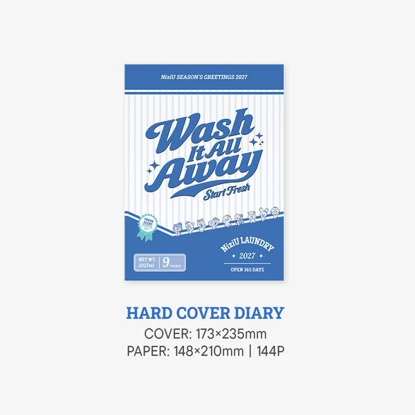 [PRE-ORDER] NiziU 2027 Japan Season's Greetings Wash it All Away w/JYP Japan POB