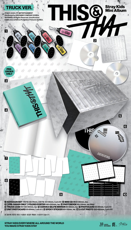 [Pre-Order] Stray Kids This & That Truck Version w/POB