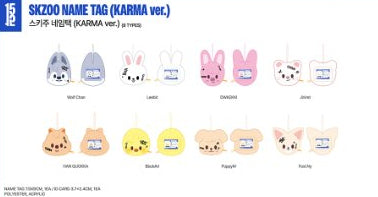 [Pre-Order] Stray Kids Karma Pop Up MD - SKZOO Name Tag Karma Ver