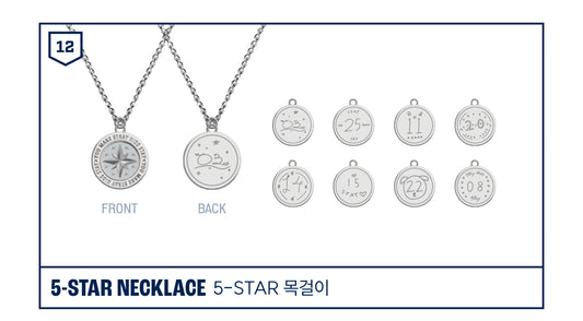 Stray Kids 5 Star Unveil 13 5-Star Necklace