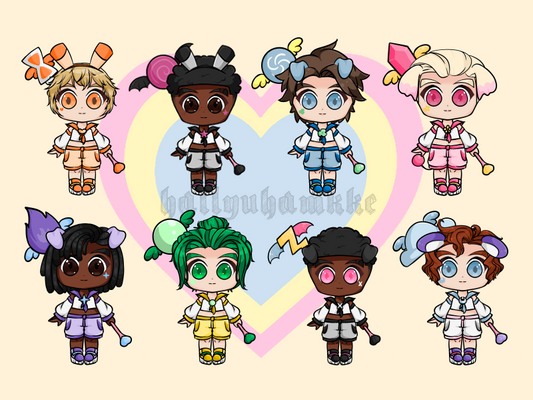 [Pre-Order] ATEEZ MIGHTEEZ Magical Boys Acrylic Keyrings