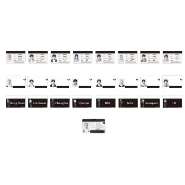 [PRE-ORDER] Stray Kids World Tour Run It Japan MD Profile Card Set