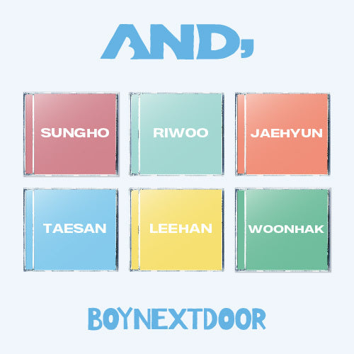 [Pre-Order] BOYNEXTDOOR AND, Japan Album Solo Member Jacket