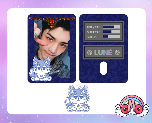 [PRE-ORDER] Oh! My Oshi &TEAM Mark on Me Photocard Holder and Keyring