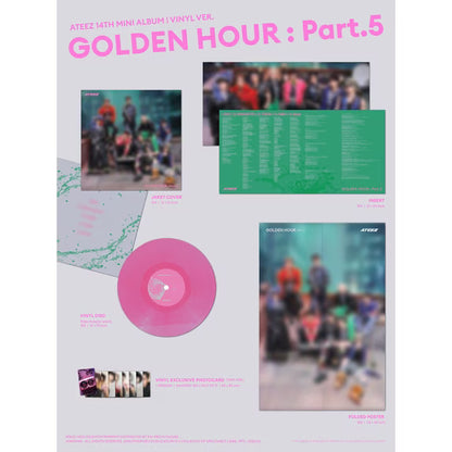 [Proxy] ATEEZ Golden Hour Part 5 Pink Vinyl Version - Walmart Exclusive