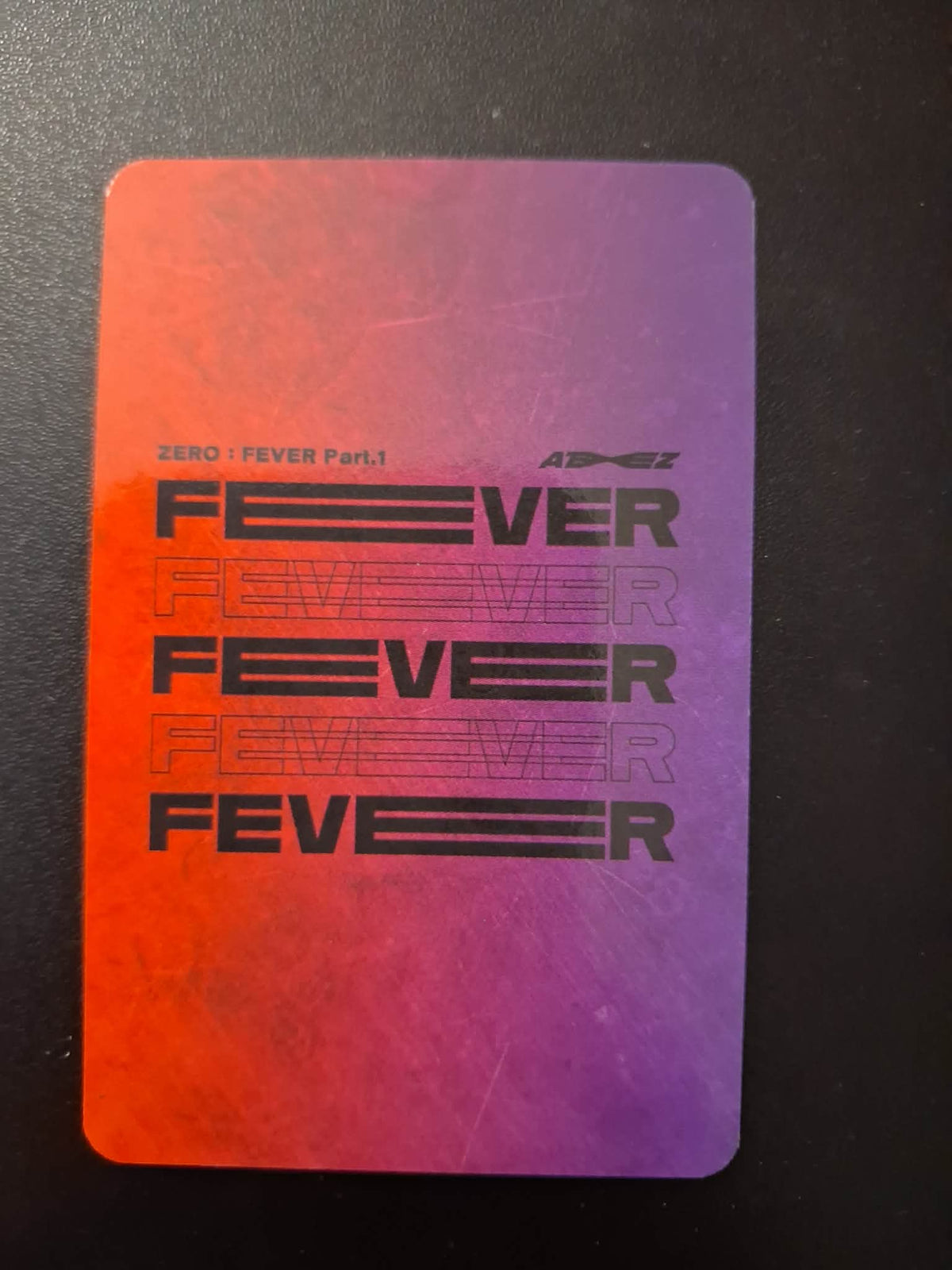 ATEEZ Fever Part 1 Withdrama Hongjoong Photocard