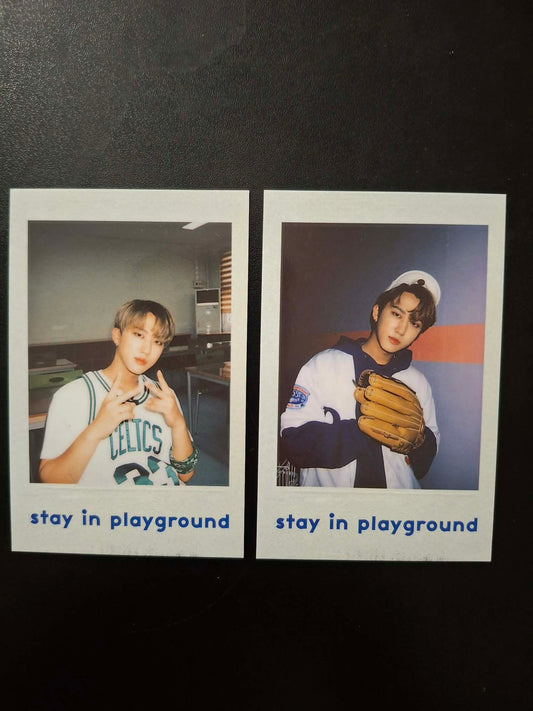 Stray Kids Stay in Playground Polaroid Photocard Changbin