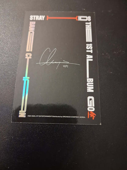 Stray Kids GO Live Limited Photocard Chan