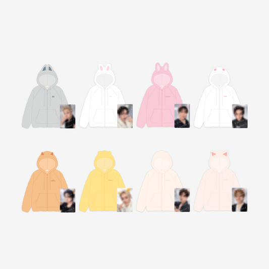 [Pre-Order] Stray Kids World Tour Run It SKZOO Fleece Hood Zip-Up