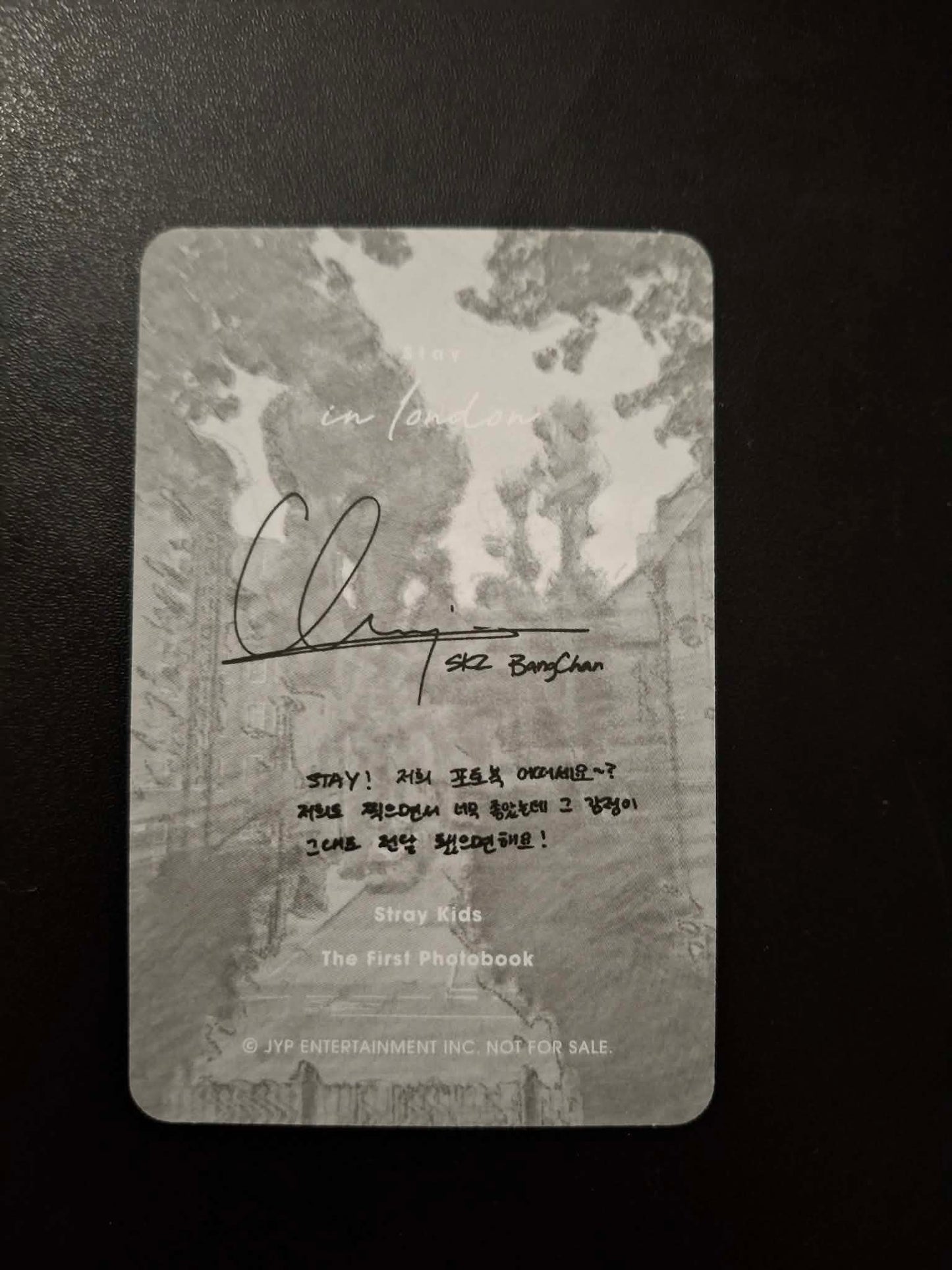 Stray Kids Stay in London Bang Chan Pre-Order Benefit