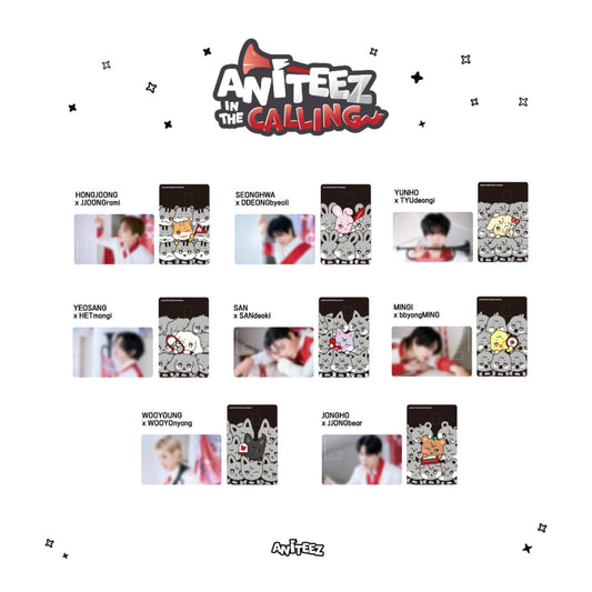 [Pre-Order] ATEEZ x ANITEEZ in the Calling MD Card Cover Sticker Set