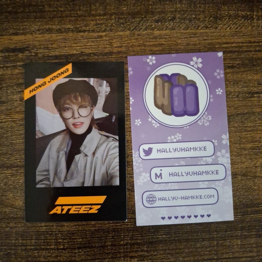 ATEEZ Hongjoong KCON Japan 2019 Photocard