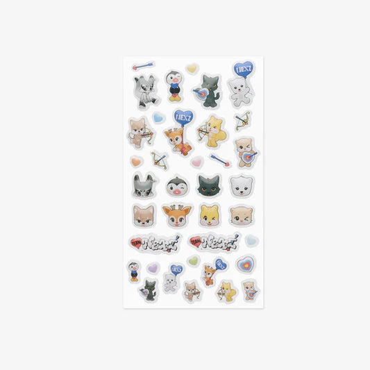[Pre-Order] NEXZ Live Tour 2026 MD - 12 NEXZOO Puffy Sticker Sheet