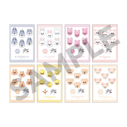 [Pre-Order] Stray Kids Stay Japan 6th Anniversary SKZOO Online Gacha MD - Puffy Sticker Sheet