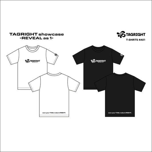 [Pre-Order] TAGRIGHT Showcase - REVEAL as 1 - MD 01. Logo T-Shirt