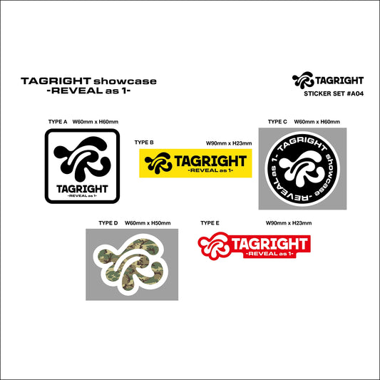 [Pre-Order] TAGRIGHT Showcase - REVEAL as 1 - MD 04. Sticker Set