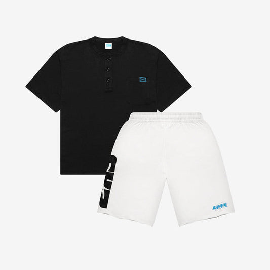 [Pre-Order] Stray Kids SKZ Sauna JYP Japan Pop Up MD - Shirt and Shorts Set