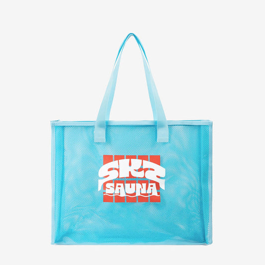 [Pre-Order] Stray Kids SKZ Sauna JYP Japan Pop Up MD - Clear Mesh Tote