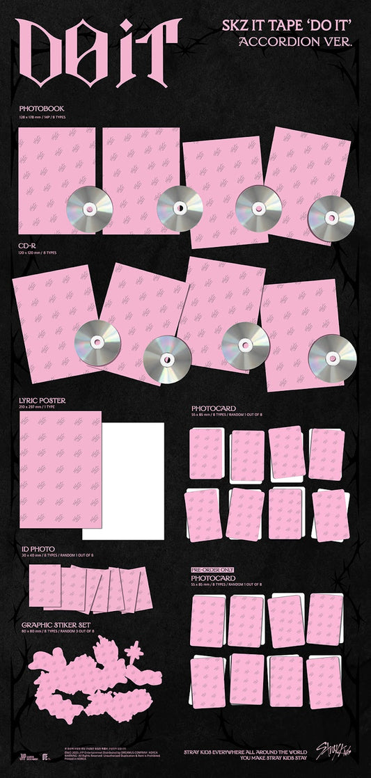 [Pre-Order] Stray Kids It Tape "Do It" Accordian Version