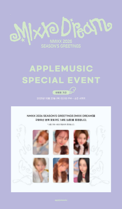 [Pre-Order] NMIXX 2026 Korean Season's Greetings "Mixx Dream" w/POB
