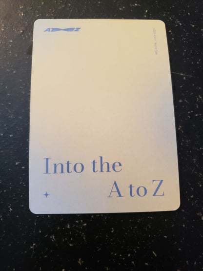 ATEEZ Into the A to Z Regular Edition Seonghwa Photocard