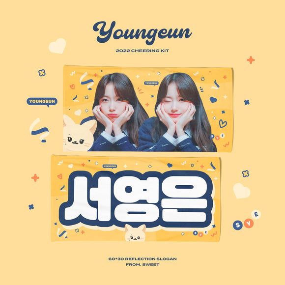 Kep1er Youngeun Yellow Slogan