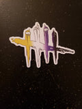 Dead by Daylight Pride Flag Stickers