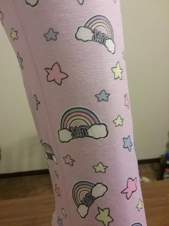 Shitty Rainbow Kawaii Pastel Tights